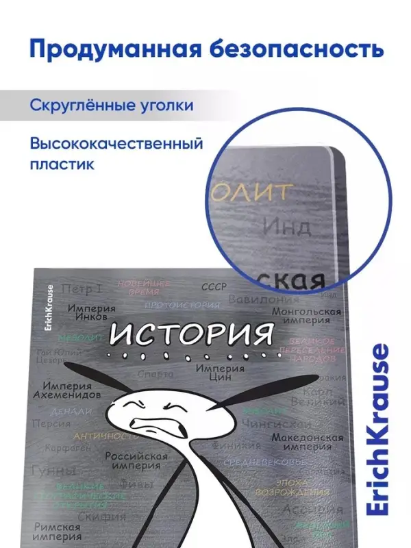 Набор предметных тетрадей ErichKrause &laquo;Чубрик&raquo;, 12 предметов, 48 листов, со справочным материалом, пластиковая обложка