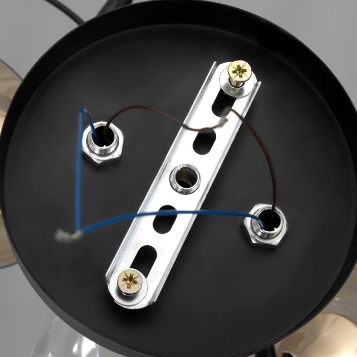 Люстра Люстра "Бруни" 2хЕ27 40Вт черный 42х25х23см BayerLux