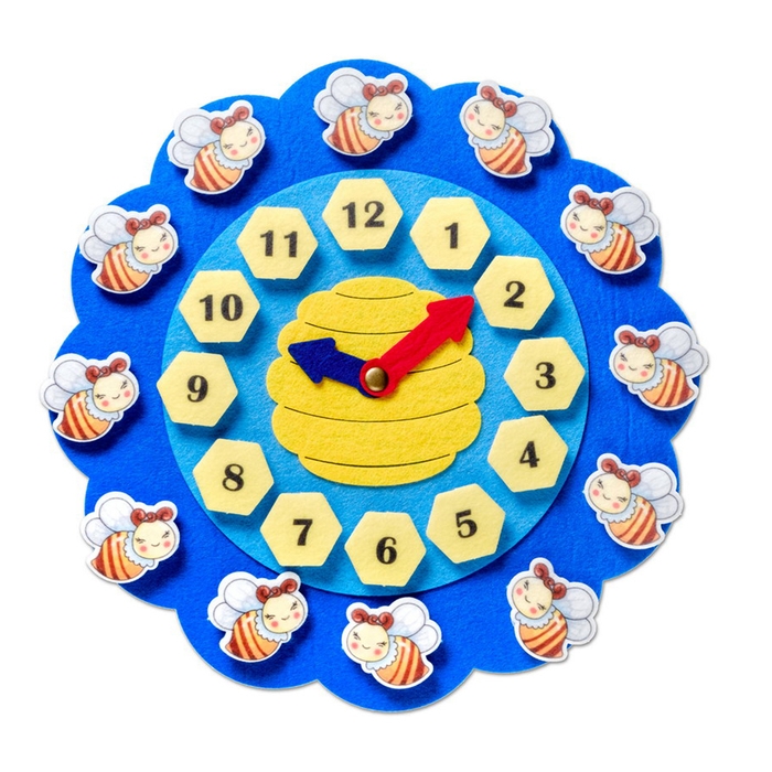 Счётный материал «Пчёлкины часики»