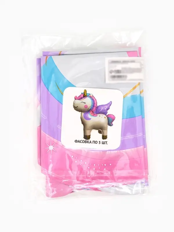 Воздушный шар фольгированный 22" &laquo;Единорог&raquo;, фигура под возду