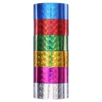 Клейкая лента голографическая 18 мм × 10 м, МИКС