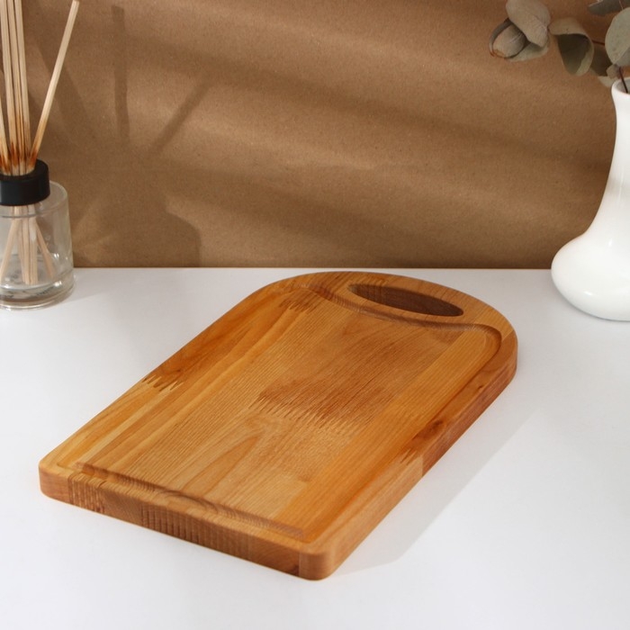 Набор разделочных досок на подставке Adelica, 3 шт: 38×18, 30×18, 22×18 см, берёза Набор разделочных досок на подставке Adelica, 3 шт: 38×18, 30×18, 22×18 см, берёза