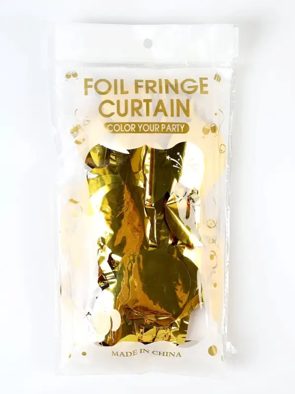 Занавес для фотозоны «Круги» цвет золото, 1*2 м