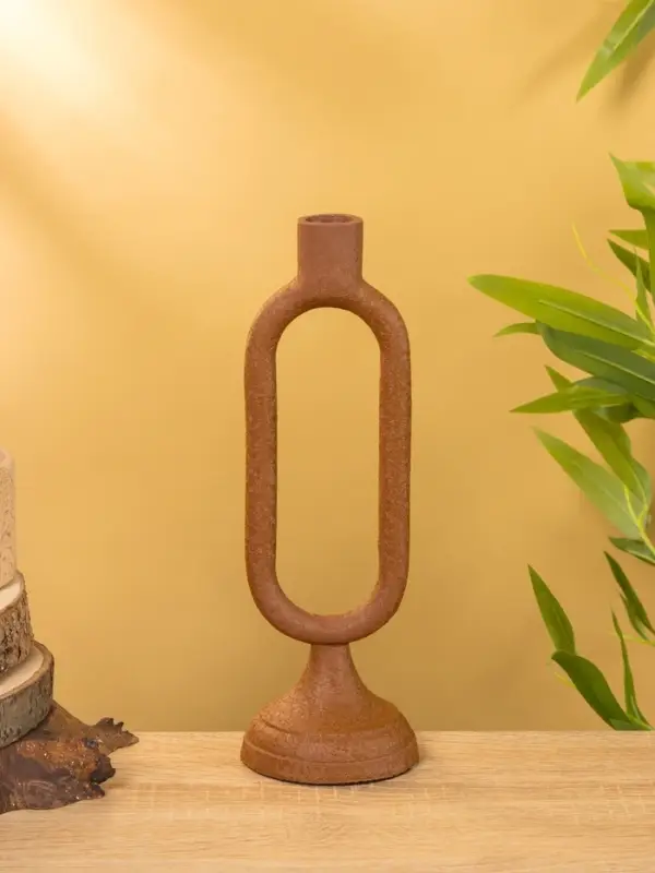 Подсвечник на 1 свечу  Подсвечник на 1 свечу "Бисквит" 8,5х,8,5х26 см