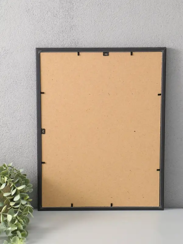 Фоторамка для фото 30х40 см "Oframe", пластик, чёрный, (пластиковый экран)