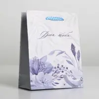 Пакет подарочный ламинированный, упаковка, For you, S 12 х 15 х 5.5 см