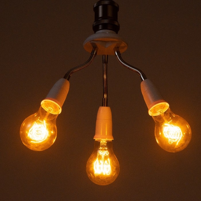 Светильник Светильник "Синди трио" Е27/(3хЕ27) 15Вт белый 8х8х22см BayerLux