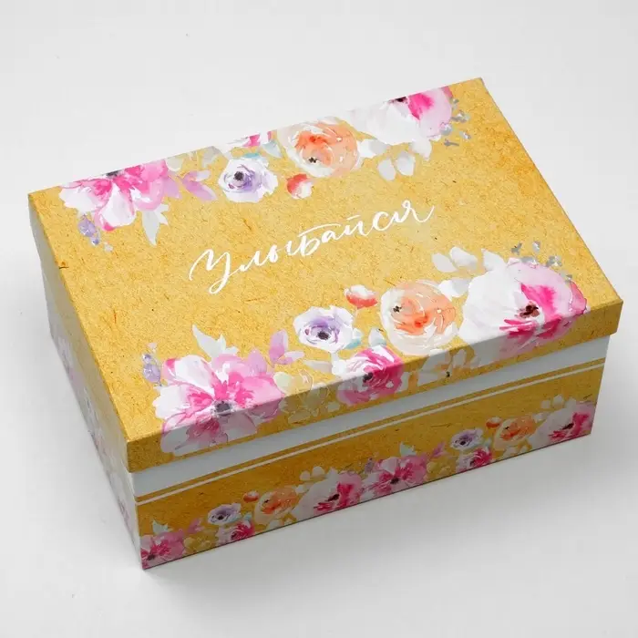 Набор подарочных коробок 10 в 1 &laquo;Цветы&raquo;, 30.5&times;20&times;13 - 12&times;6.5&times;4 см