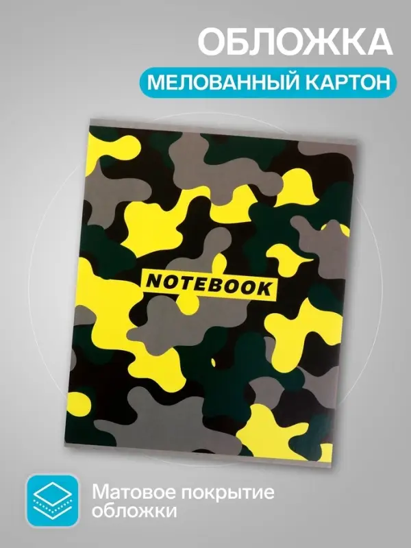 Тетради 48 листов в клетку, Calligrata &laquo;Смайлики&raquo;, 5 штуки
