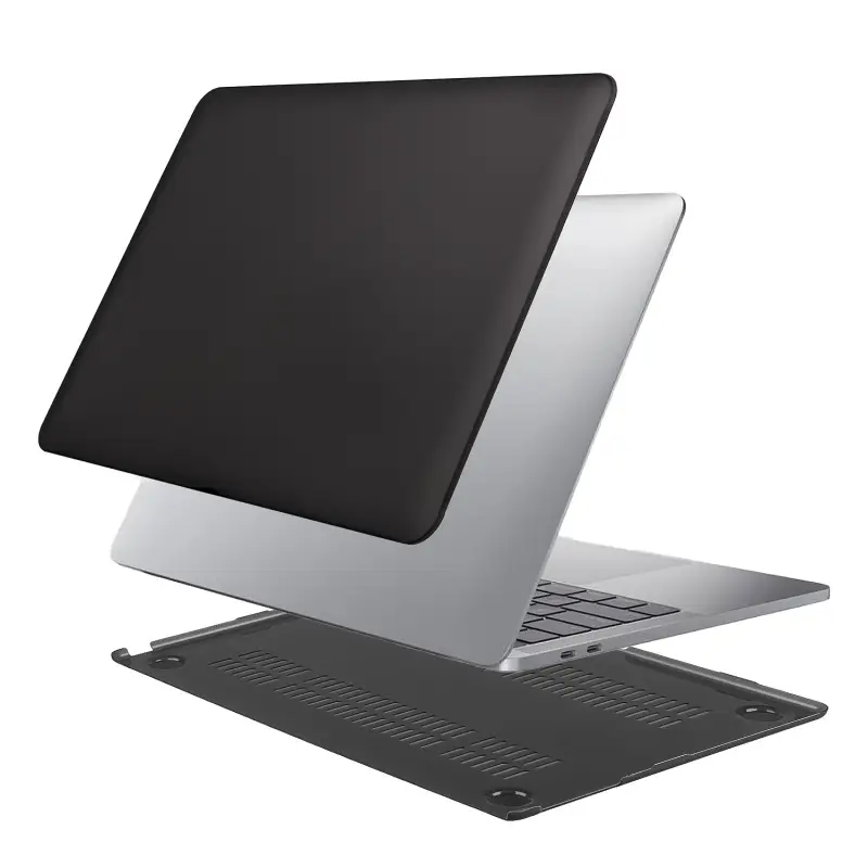 Чехол для MacBook Air 15 (2025/2024/2023) матовый черный (A2941 M2/A3114 M3/A3241 M4)