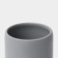 Аксессуары для ванной SAVANNA, 3 предмета, дозатор для мыла 390 мл, стакан 300 мл, мыльница, серые