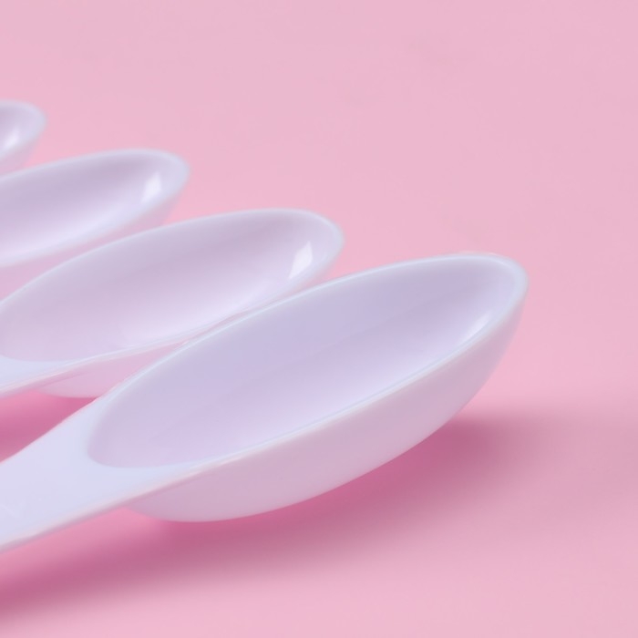 Набор мерных ложек Доляна, 11 шт: 30/60/80/125/250 мл, 0,6/1,2/2,5/5/7,5/15 мл, цвет белый Набор мерных ложек Доляна, 11 шт: 30/60/80/125/250 мл, 0,6/1,2/2,5/5/7,5/15 мл, цвет белый