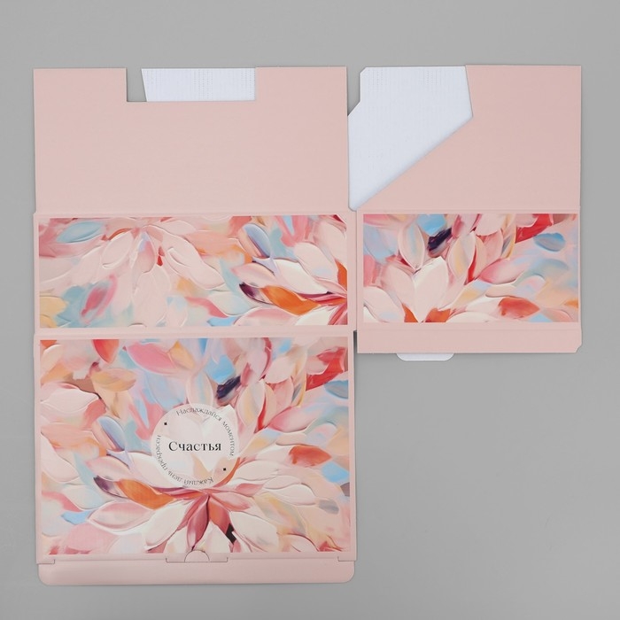 Коробка подарочная складная, упаковка, «Наслаждайся моментом », 26 х 19 х 10 см