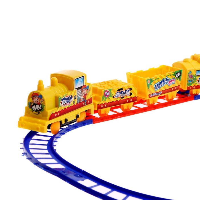 Железная дорога &laquo;Путешествие&raquo;, работает от батареек