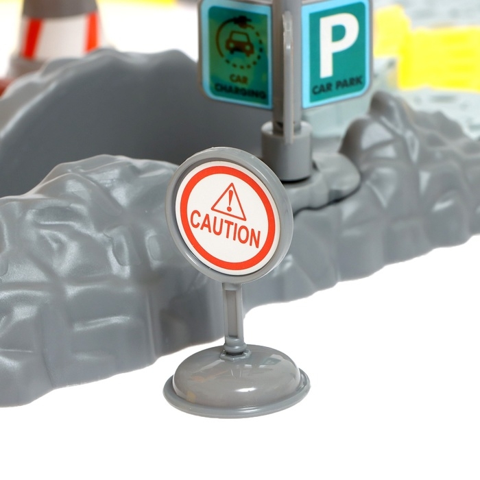 Автотрек «Строительная площадка», гибкий, мёртвая петля, 250 деталей Автотрек «Строительная площадка», гибкий, мёртвая петля, 250 деталей