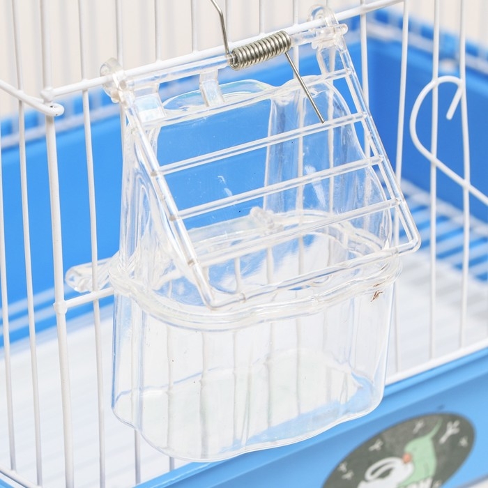 Клетка для птиц укомплектованная Bd-1/1d, 30 х 23 х 39 см, голубая Клетка для птиц укомплектованная Bd-1/1d, 30 х 23 х 39 см, голубая
