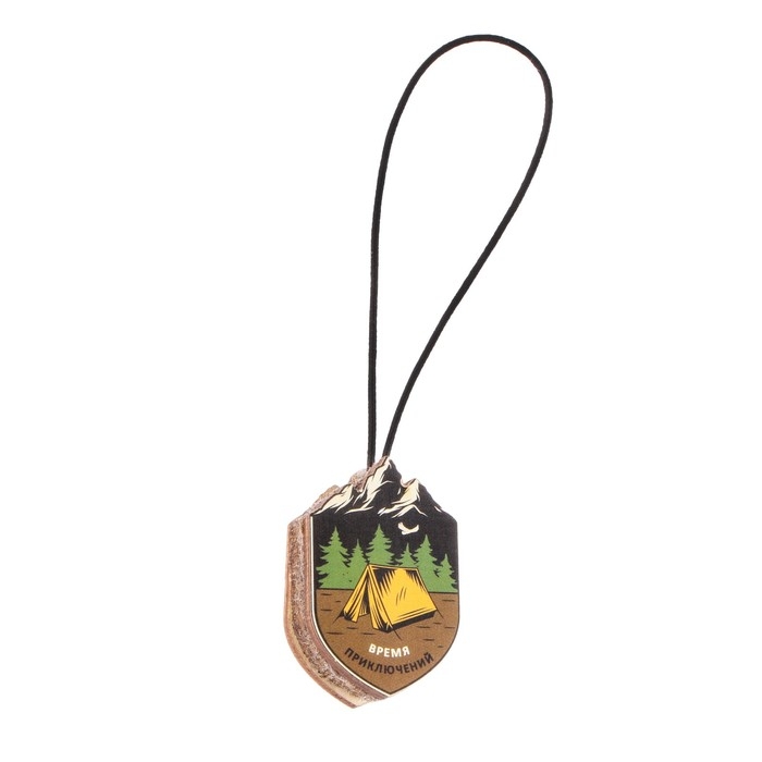 Подвеска автомобильная Grand Caratt Время приключений, дерево, войлок Подвеска автомобильная Grand Caratt Время приключений, дерево, войлок