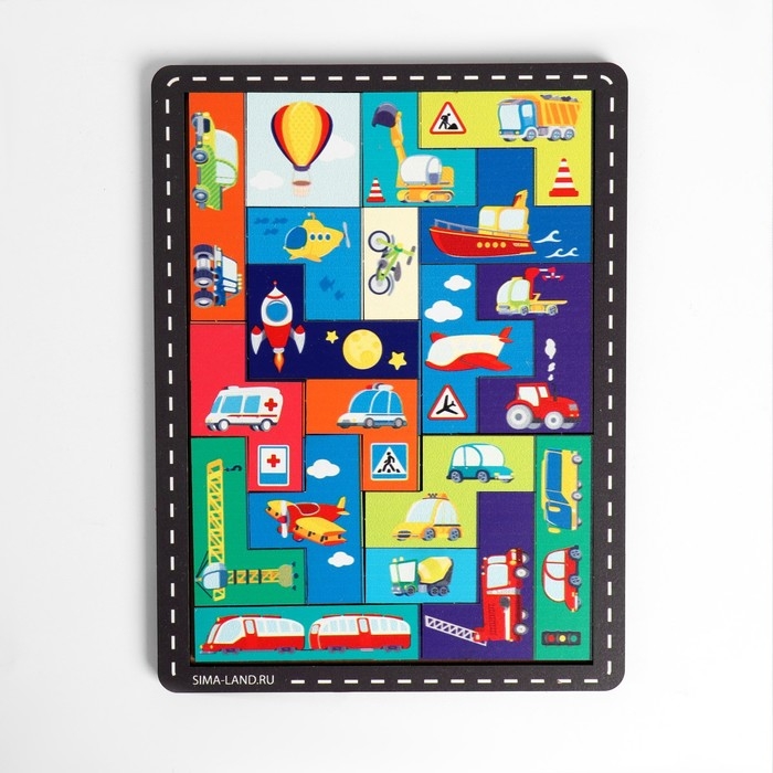 Двусторонний тетрис «Транспорт» Двусторонний тетрис «Транспорт»