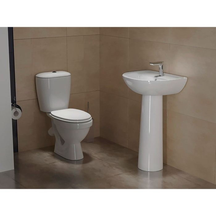 Унитаз компакт Унитаз компакт "ЦОП" , бачок, сиденье, без арматуры, боковая подводка