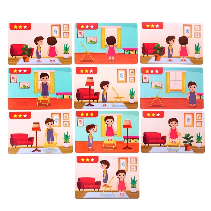 Развивающий набор «Кто где стоит? Ориентируемся в пространстве» Развивающий набор «Кто где стоит? Ориентируемся в пространстве»