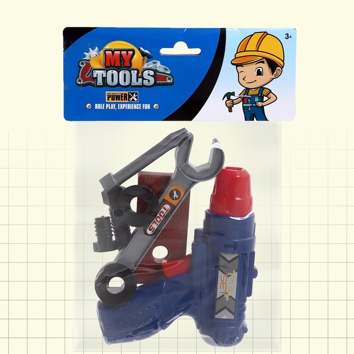 Набор инструментов «Слесарь», 8 элементов, цвет МИКС Набор инструментов «Слесарь», 8 элементов, цвет МИКС