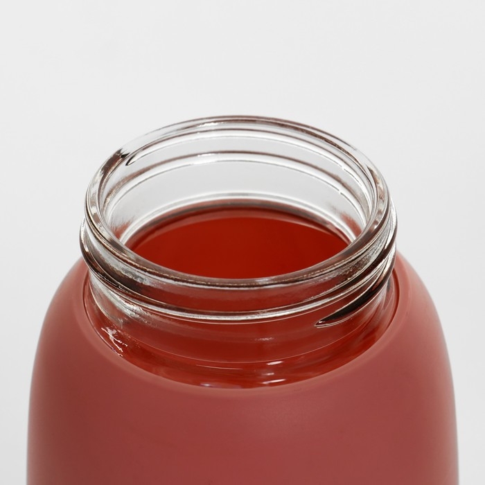 Бутылка для воды детская, 350 мл,  Бутылка для воды детская, 350 мл, "Котик", стеклянная