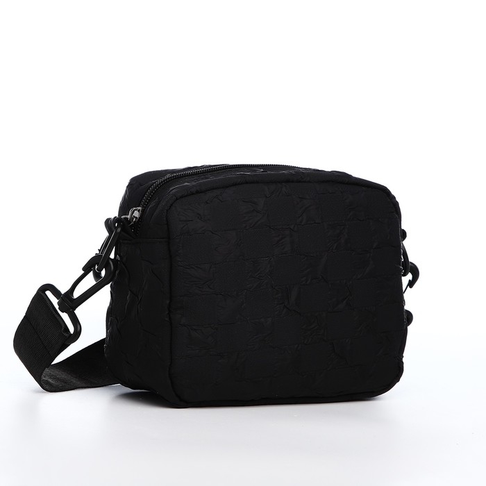 Сумка молодёжная на молнии, цвет чёрный Сумка молодёжная на молнии, цвет чёрный