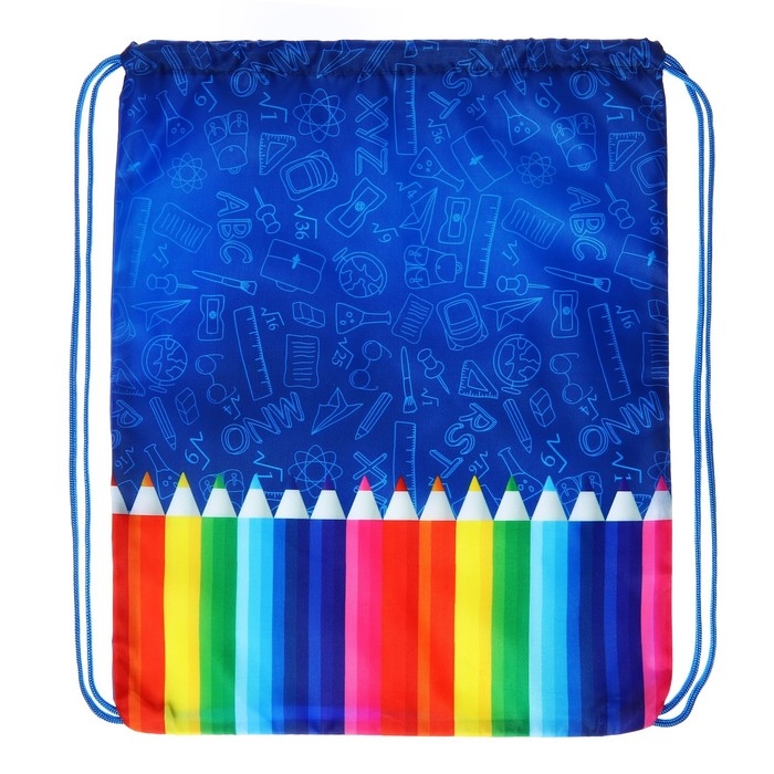 Мешок для обуви 420 х 340 мм, Calligrata МСО-5С, (мягкий полиэстер, плотность 210D), Мешок для обуви 420 х 340 мм, Calligrata МСО-5С, (мягкий полиэстер, плотность 210D), "Карандаши"