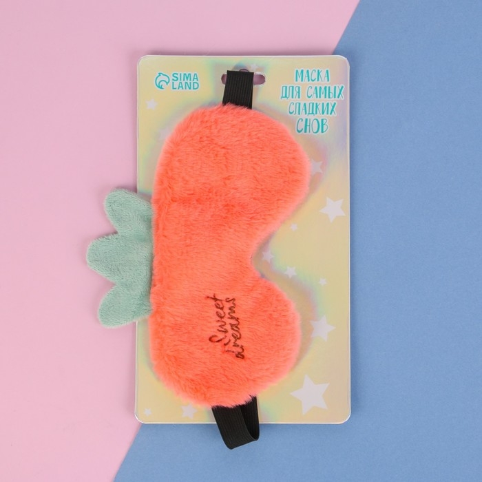Маска для сна Sweet dreams, цвет оранжевый Маска для сна Sweet dreams, цвет оранжевый