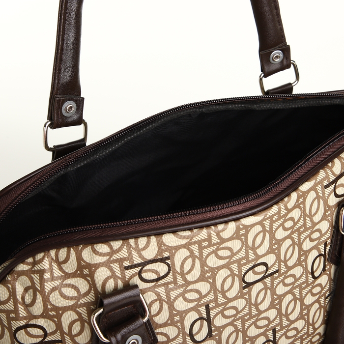 Сумка дорожная на молнии, цвет бежевый Сумка дорожная на молнии, цвет бежевый