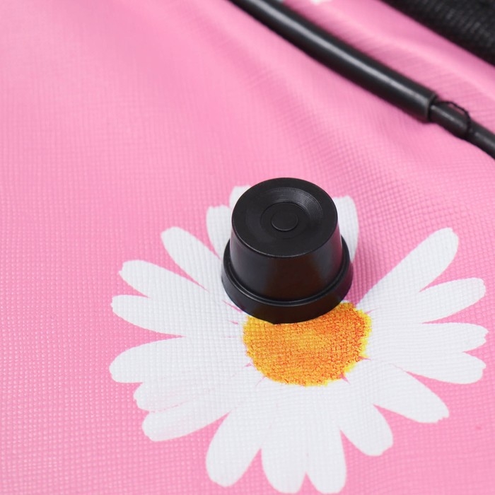 Сумка - переноска для животных Сумка - переноска для животных "Цветы", розовая, размер М, 40 х 21 х 27 см