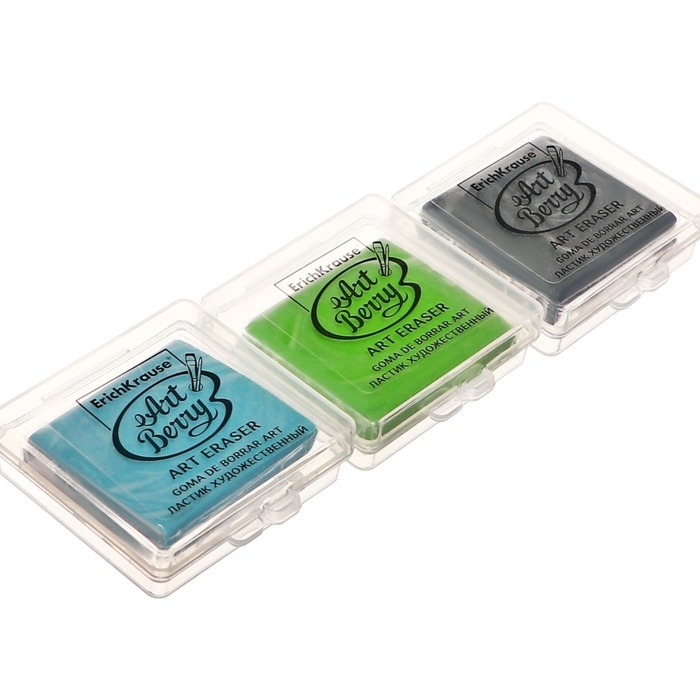 Ластик клячка художественный ErichKrause, ArtBerry, в пластиковом футляре, микс Ластик клячка художественный ErichKrause, ArtBerry, в пластиковом футляре, микс