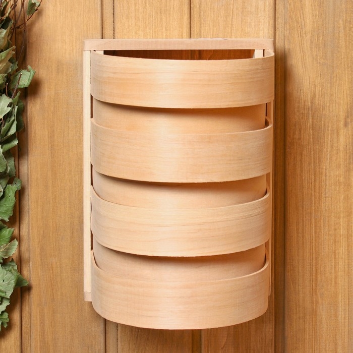 Абажур угловой, закругленный, ольха Абажур угловой, закругленный, ольха