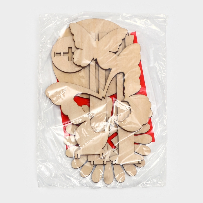 Салфетница деревянная «Бабочки», 24,5×9×8 см, на пьедестале Салфетница деревянная «Бабочки», 24,5×9×8 см, на пьедестале