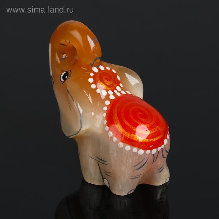 Сувенир Сувенир "Слон индийский", 6,5x6?5 см, селенит