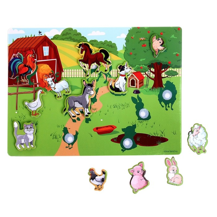 Игрушка на липучках «Домашние животные» Игрушка на липучках «Домашние животные»