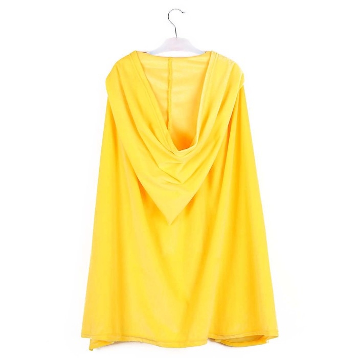 Карнавальный плащ детский, плюш жёлтый, длина 80 см Карнавальный плащ детский, плюш жёлтый, длина 80 см