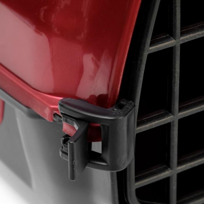 Переноска для животных  Переноска для животных "Сириус", 33,5 х 31 х 50 см, красный перламутр