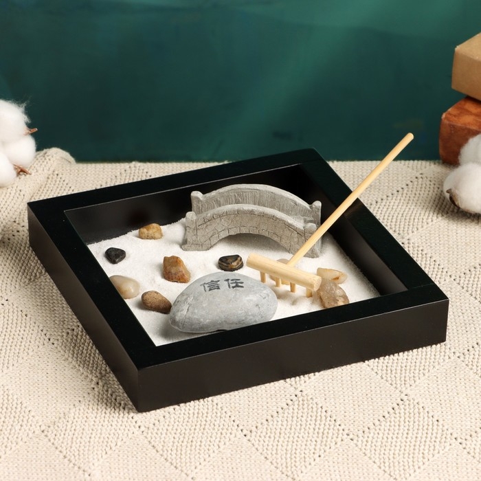 Сад камней  Сад камней "Тетсуо" 17х17х3см