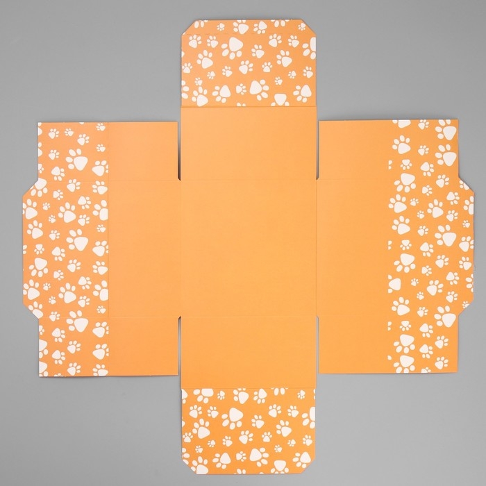 Коробка подарочная складная, упаковка, «Забавный корги», 15 х 15 х 8 см