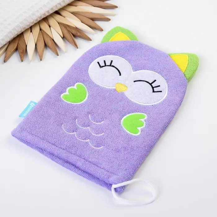 Игрушка-мочалка для купания, детская &laquo;Совёнок&raquo; из махры