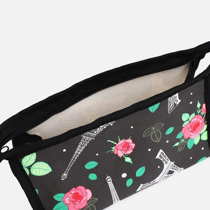 Косметичка на молнии, цвет чёрный Косметичка на молнии, цвет чёрный