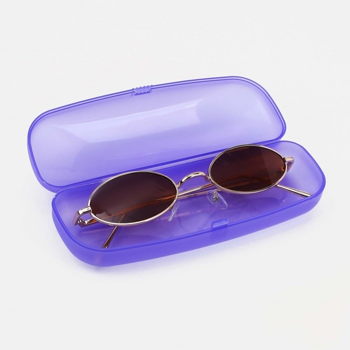 Футляр для очков на хлопушке, длина 16 см, цвет МИКС Футляр для очков на хлопушке, длина 16 см, цвет МИКС