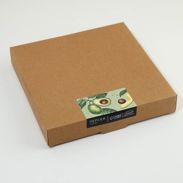 Тарелка керамическая «Авокадо», 22.5 см, цвет белый Тарелка керамическая «Авокадо», 22.5 см, цвет белый