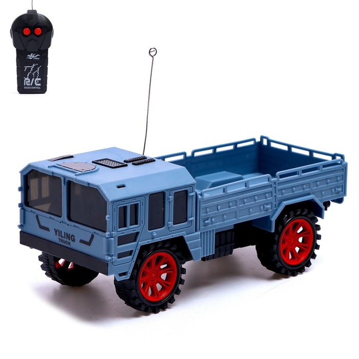 Грузовик радиоуправляемый «Военный», 1;20, работает от батареек, МИКС Грузовик радиоуправляемый «Военный», 1;20, работает от батареек, МИКС