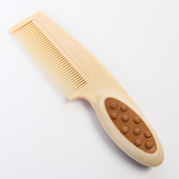 Детская щеточка с расческой, ворс из натуральной щетины Детская щеточка с расческой, ворс из натуральной щетины