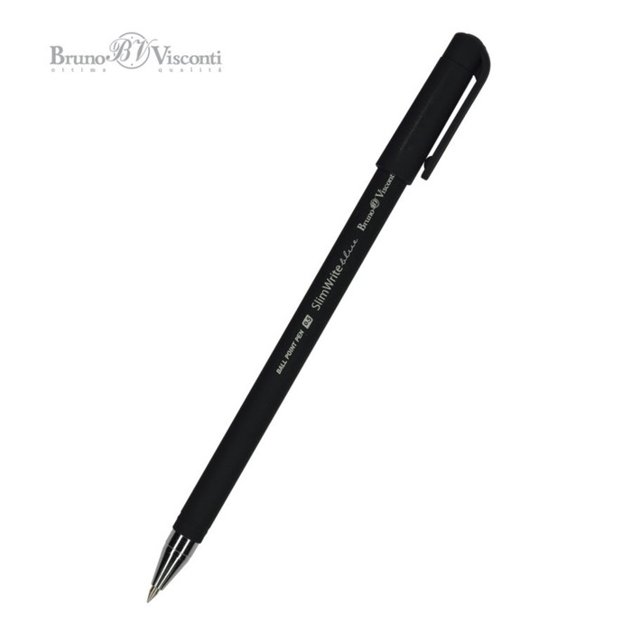 Ручка шариковая SlimWrite. BLACK, стержень синий, узел 0.5 мм Ручка шариковая SlimWrite. BLACK, стержень синий, узел 0.5 мм