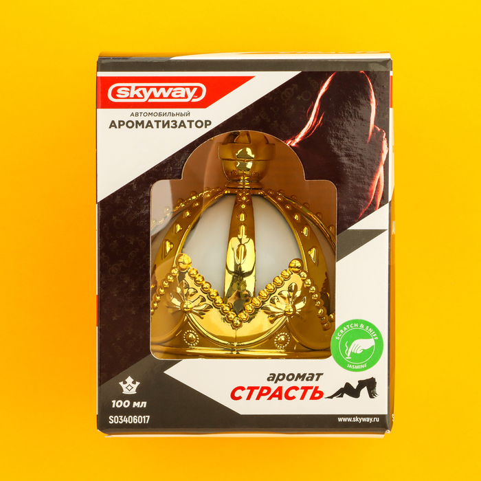 Ароматизатор Skyway, на панель, гелевый, Корона Страсть, S03406017 Ароматизатор Skyway, на панель, гелевый, Корона Страсть, S03406017