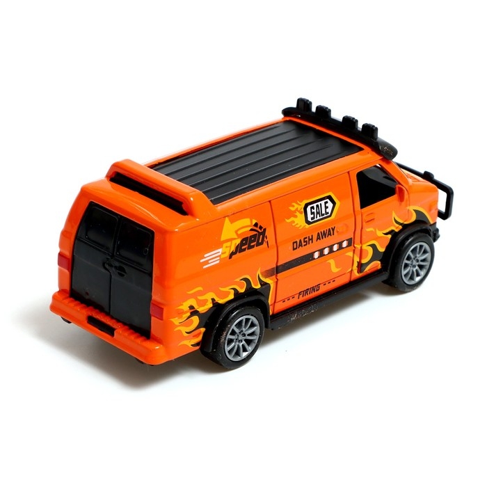 Машина металлическая «Пламя», 1:43, инерция, МИКС