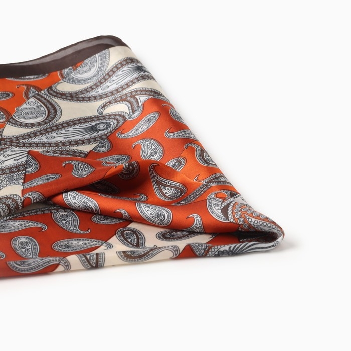 Платок женский MINAKU р-р 70*70 см, цв. коричневый Платок женский MINAKU р-р 70*70 см, цв. коричневый